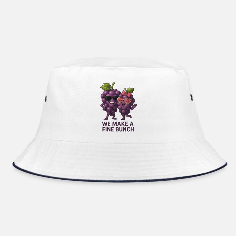 Feine Traubenbande mit Stil Bucket Hat
