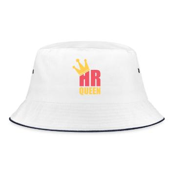 HR Queen - Professional Human Resources Design - Bucket Hat - white/navy - Front