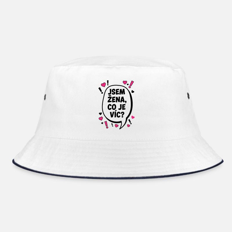 Jsem Zena Co Je Vic Bucket Hat