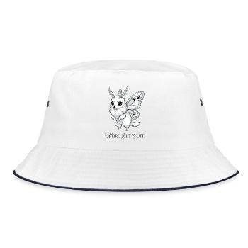 Un papillon étrange mais mignon du 8e anniversaire - Bob - blanc/marine - Devant
