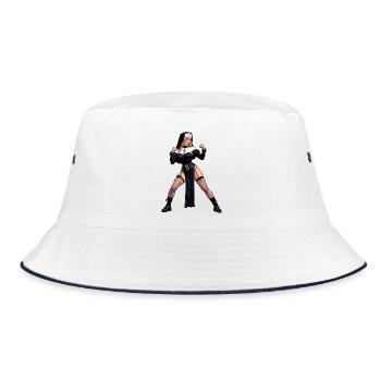 Super Wife Nun - Bucket Hat - white/navy - Front