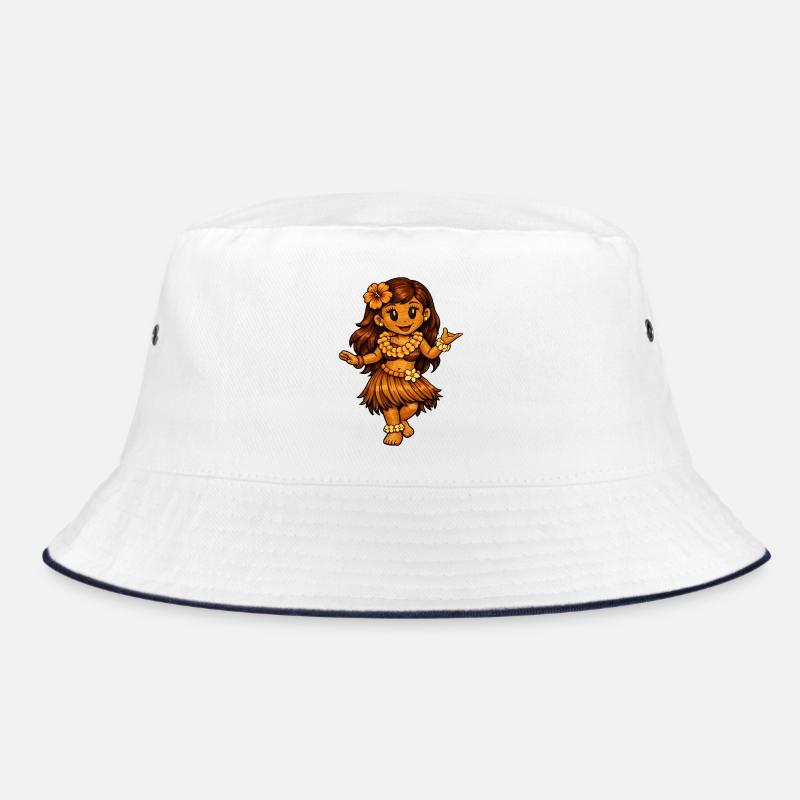 Hula Dancer Hawaiian Style Bucket Hat