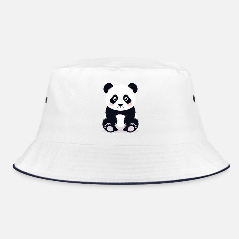 Assis petit panda câlin et mignon Bob