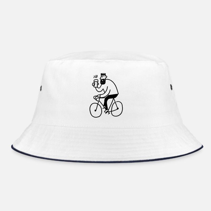 Hipster Biker Bucket Hat