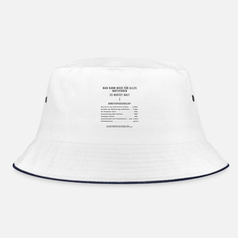 Motivation durch Pauschalen Bucket Hat