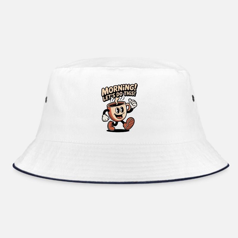 Morning Coffee Motivation Bucket Hat