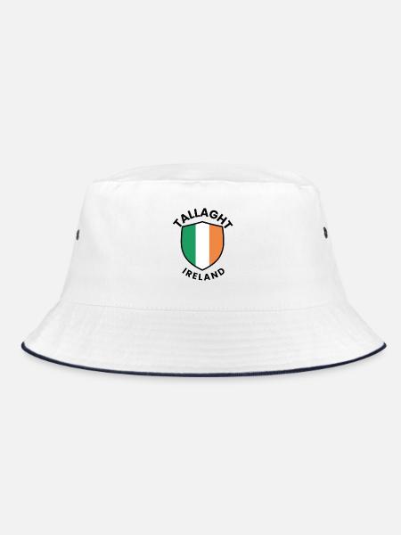Tallaght Irish Shield - Bucket Hat - Weiß/Navy - Vorne