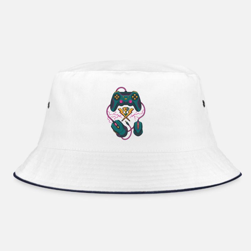 Neon Gaming Trophy Bucket Hat