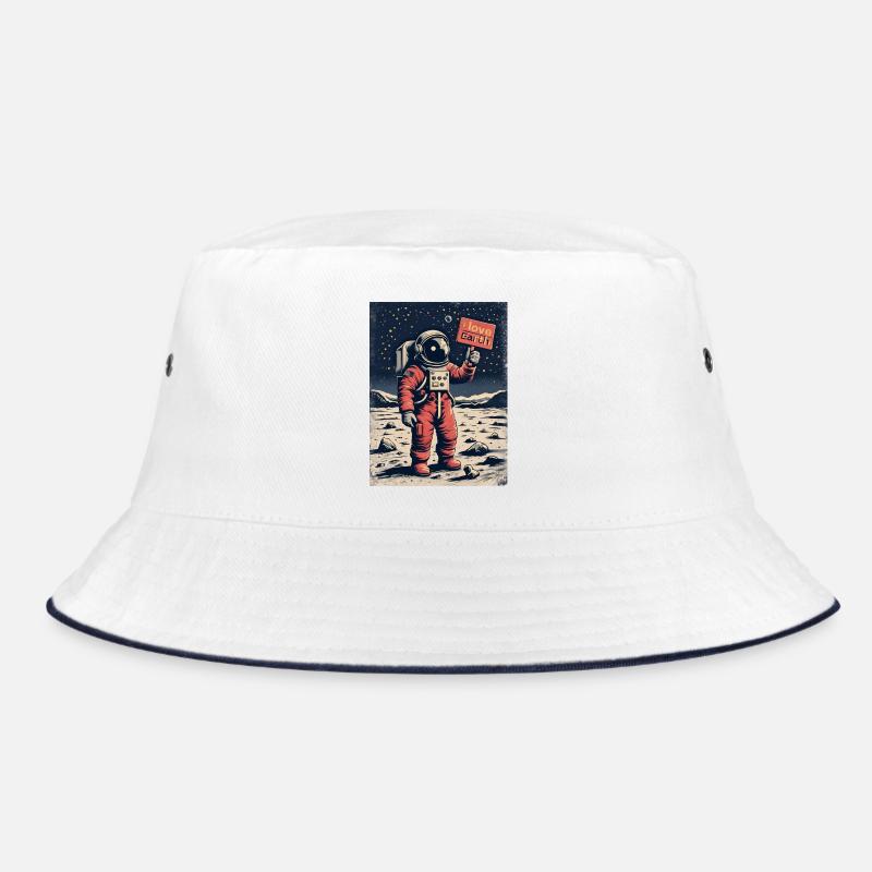Astronaut with message Bucket Hat