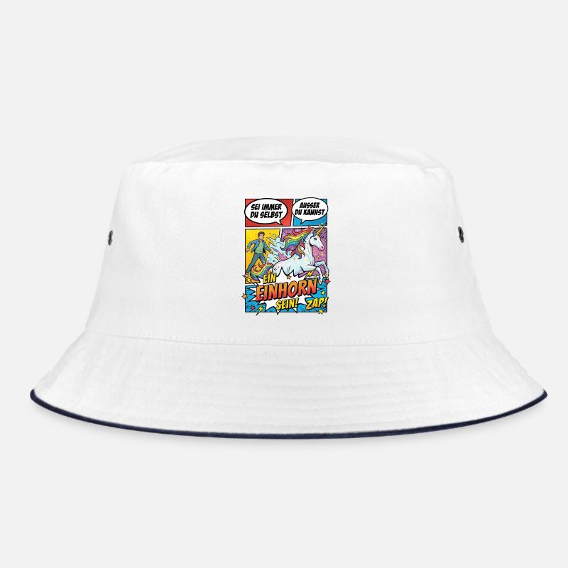 Einhorn Power im Pop-Comic Bucket Hat
