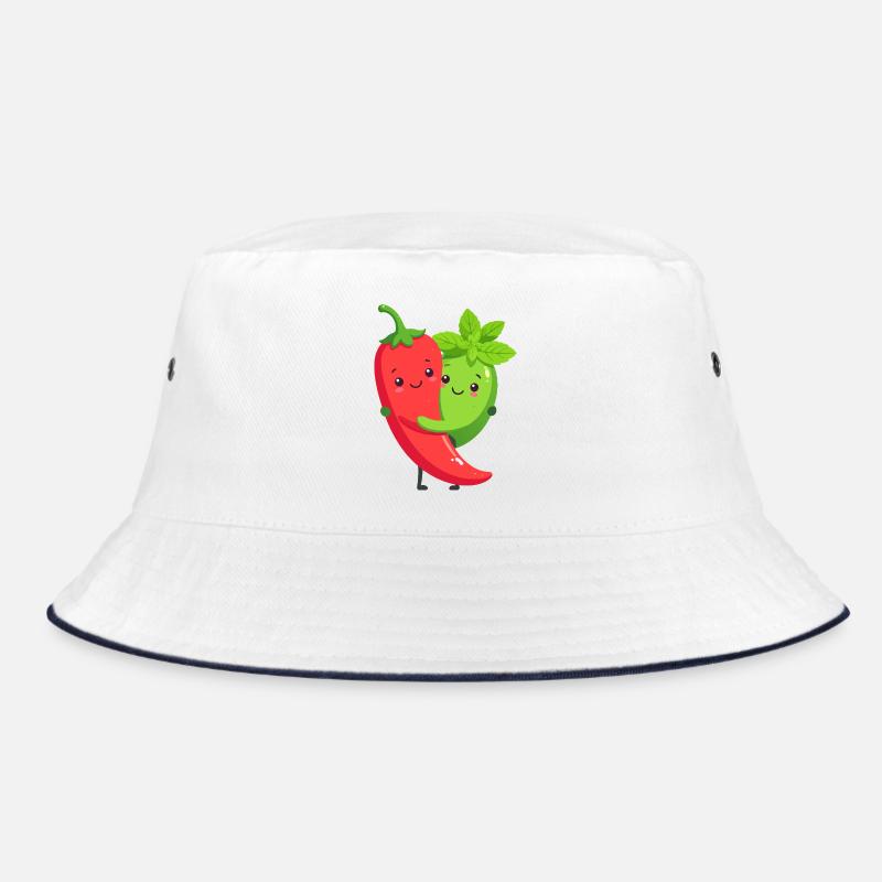 Cuddly Chilli Mint Friends Bucket Hat