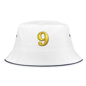 Golden Nine Digit Exquisite - Bucket Hat - white/navy - Front