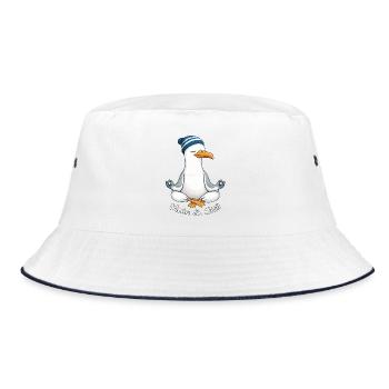 Moin & Chill par MEERchandise - Bob - blanc/marine - Devant
