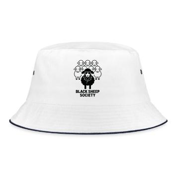 Nonconformist: The Black Sheep Circle - Bucket Hat - white/navy - Front