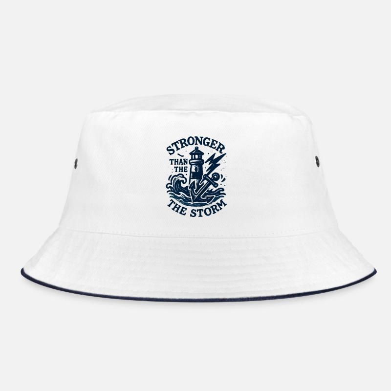 Stronger than the Storm: Unwavering Force Bucket Hat