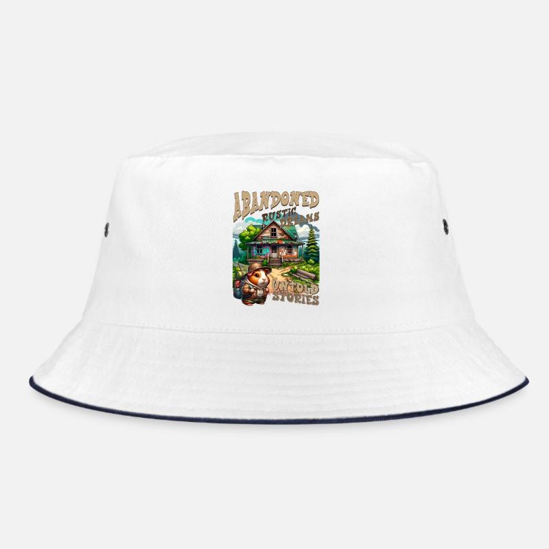 Untold Stories: Rustic Cabin Bucket Hat