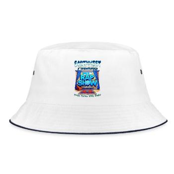 Südwestfinnische Rap-Show - Bucket Hat - Weiß/Navy - Vorne