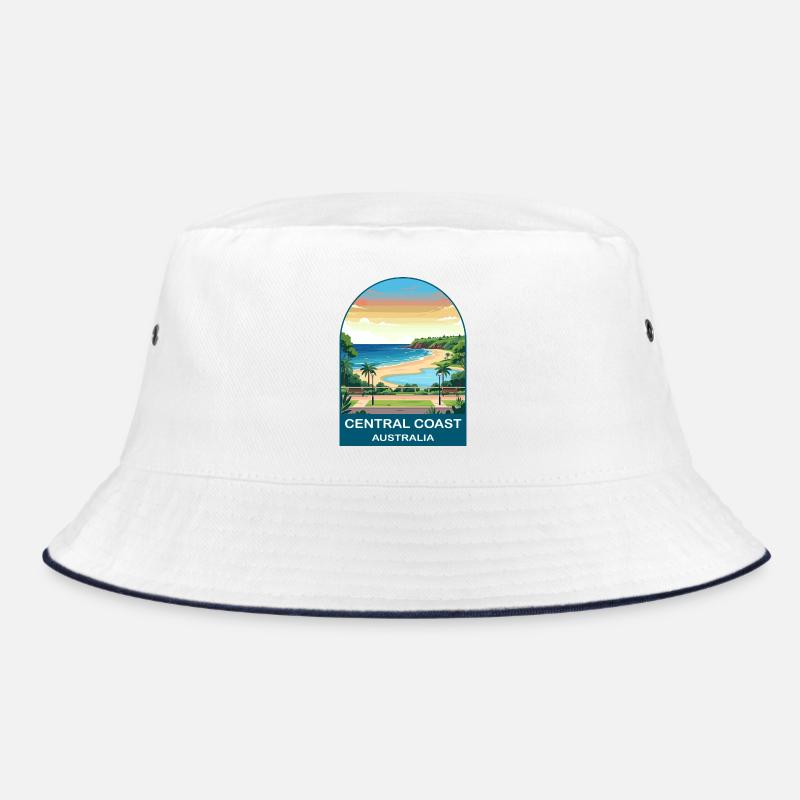 Affiche de voyage sur la plage de la côte centrale australienne Bob