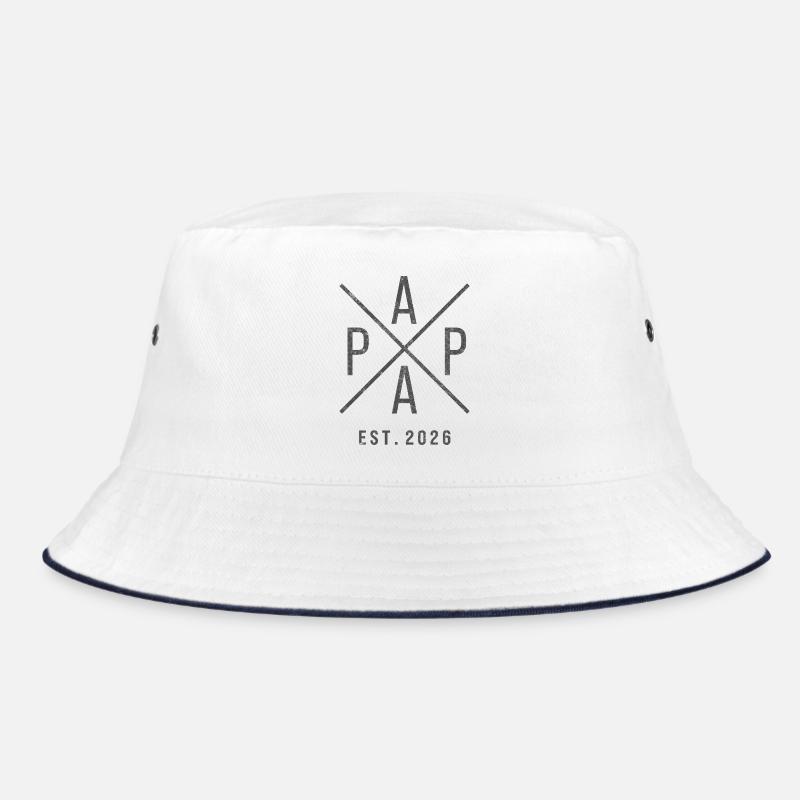 Papa Establisched 2026 Vintage Look Bucket Hat