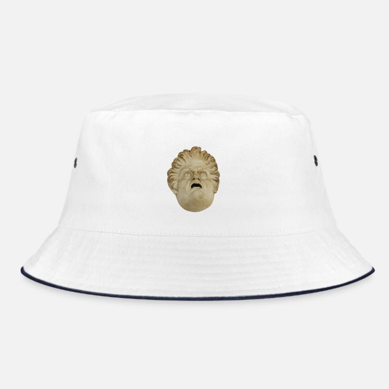 Kopf des Odysseus Steinmaske Bucket Hat