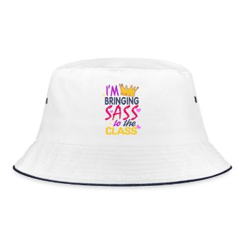 Faire entrer Sass dans la Couronne de la Classe - Bob - blanc/marine - Devant