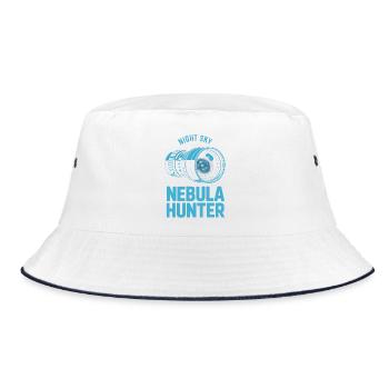 Nebula Hunter Night Sky Telescope Tee - Bob - blanc/marine - Devant