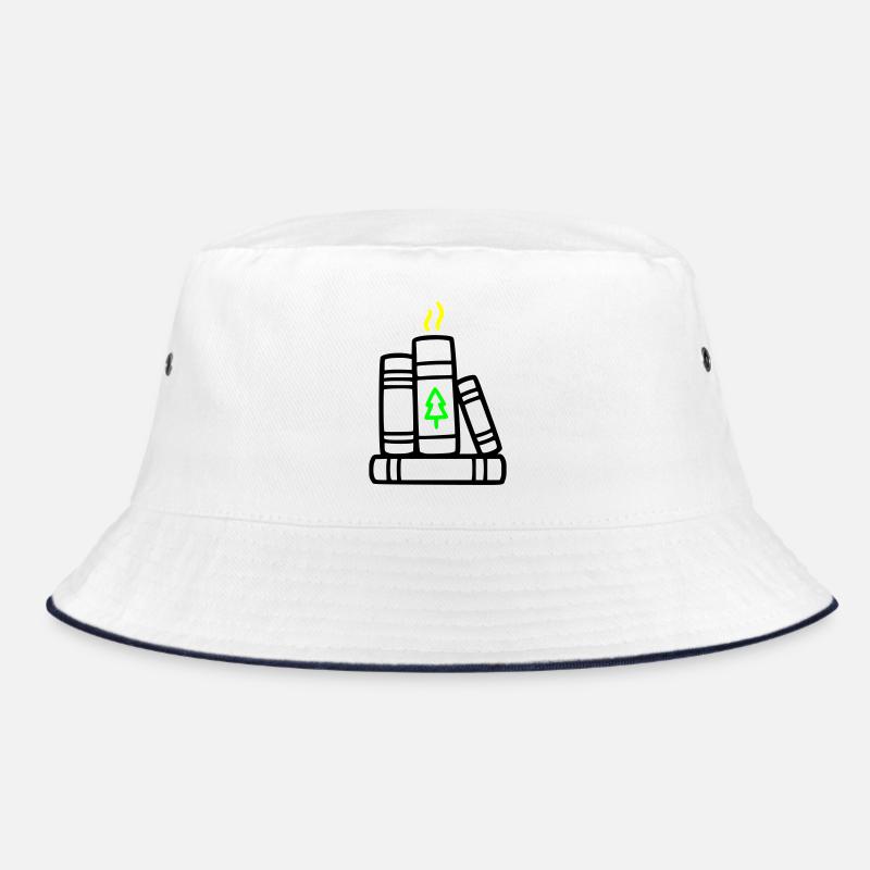 Bücherstapel Baum Natur Lesen Buchclub Wald Bucket Hat