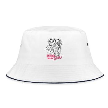 Mois de la fierté LGBTQ - Embrasser plus de filles - Bob - blanc/marine - Devant