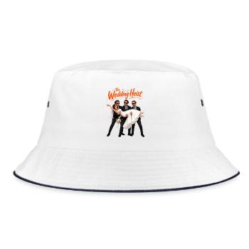 Wedding Heist: Comedy Spurt - Bucket Hat - white/navy - Front