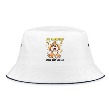 C’est drôle que mes flacbers aient été gazeus Shih Tzu Design - Bob - blanc/marine - Devant