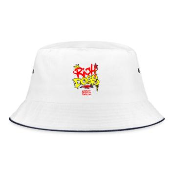 Rich Dogs Graffiti Crown - Bucket Hat - white/navy - Front