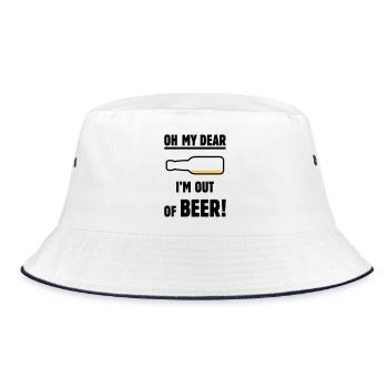 Oh mon cher – je n’ai plus de bière ! (Ale Lager / POS 2C) - Bob - blanc/marine - Devant