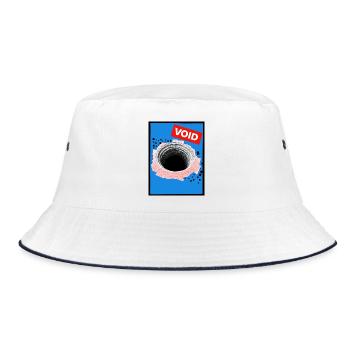 void - Bucket Hat - white/navy - Front