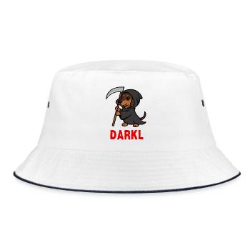 DARKL - Bucket Hat - Weiß/Navy - Vorne