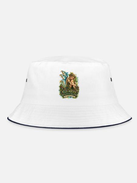 Guardians of Earth - Guard what remains - Bucket Hat - Weiß/Navy