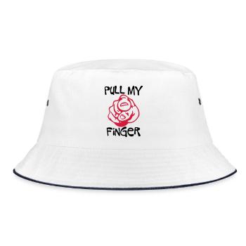Pull my Finger | you | hand - Bob - blanc/marine - Devant