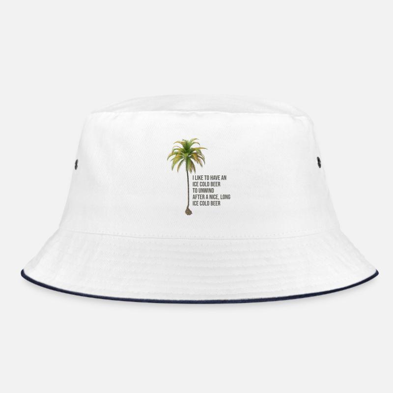 Palm Tree Quote Bucket Hat