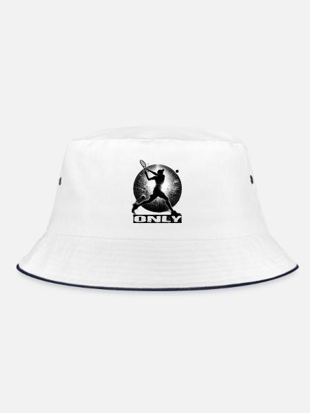 Tennis - Bucket Hat - white/navy - Front