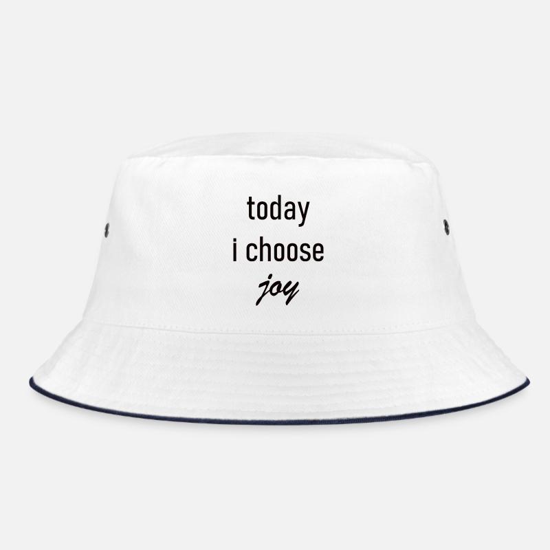 Today I Choose Joy graphic Bucket Hat