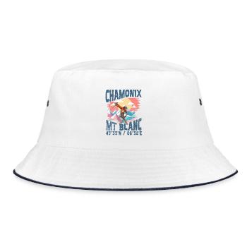 Chamonix Freestyle blc - Bucket Hat - Weiß/Navy - Vorne