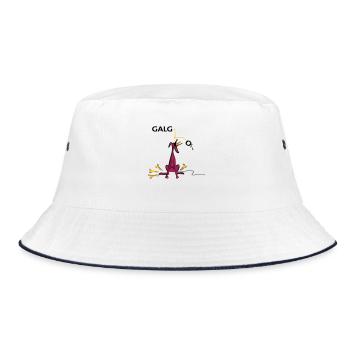 galg_oh - Bucket Hat - white/navy - Front