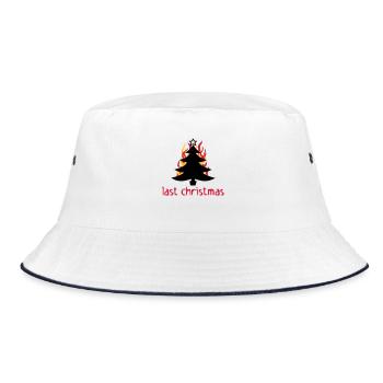 last christmas - Bucket Hat - white/navy - Front