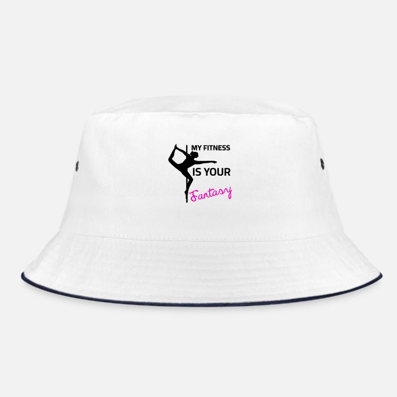 Tanzen Pole Dance Sprüche - Your Fantasy - Bucket Hat - Weiß/Navy