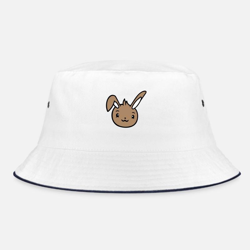 Hase Kaninchen guckt niedlich glücklich freundlich Bucket Hat