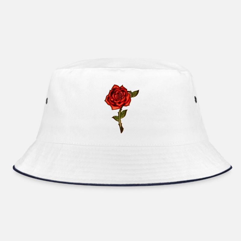 Red Rose Bucket Hat
