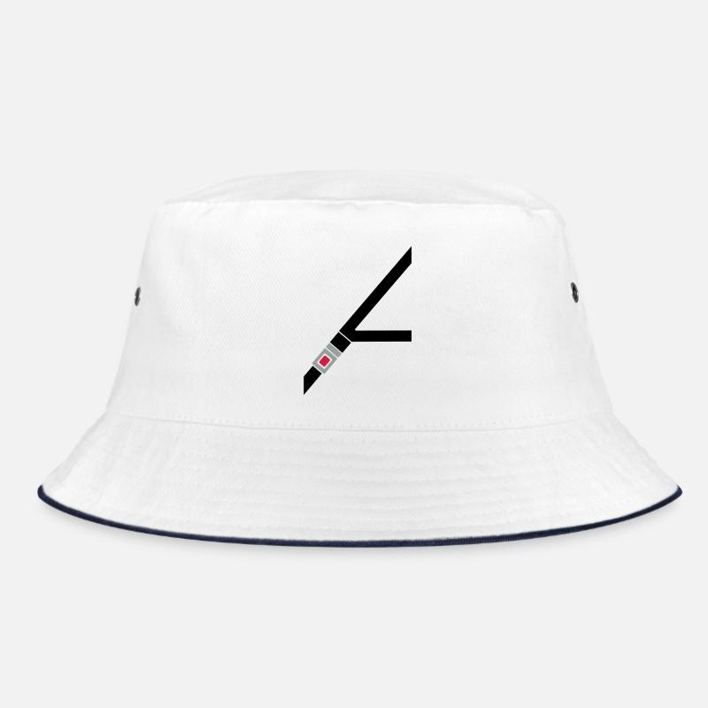 Sicherheitsgurt - Bucket Hat - Weiß/Navy