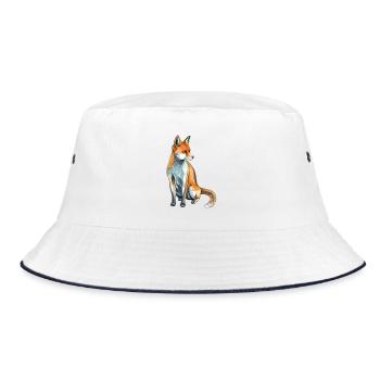 renard - Bob - blanc/marine - Devant