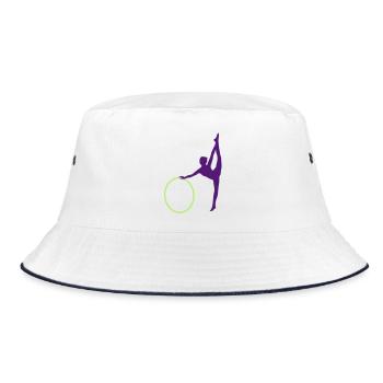 Rhythmic gymnastics - Bucket Hat - white/navy - Front