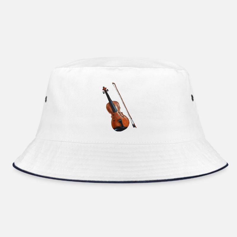 Fiddle - Bucket Hat - white/navy
