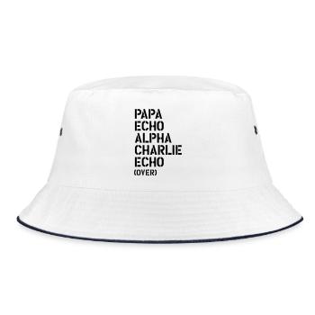 PAIX - Alphabet militaire - Mission de paix - Bob - blanc/marine - Devant